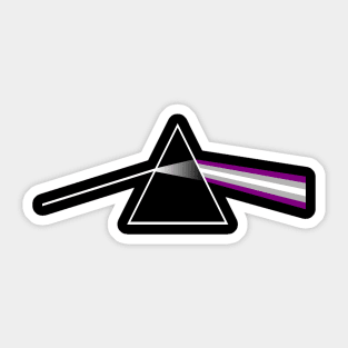 Greysexual Pride Prism Sticker